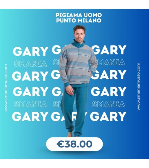 PIGIAMA UOMO V60087 SERAFINO COLLO ALTO PUNTO MILANO GARY