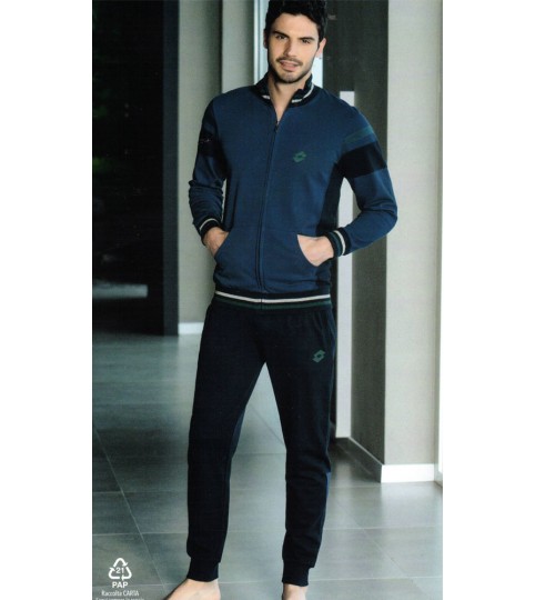 TUTA UOMO LA4007 FULLZIP FELPA 300GR LOTTO