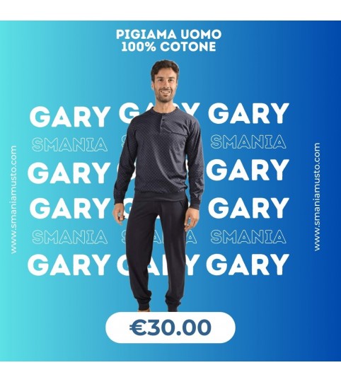 PIGIAMA UOMO Z60020 M/LUNGA SERAFINO COT/100% GARY