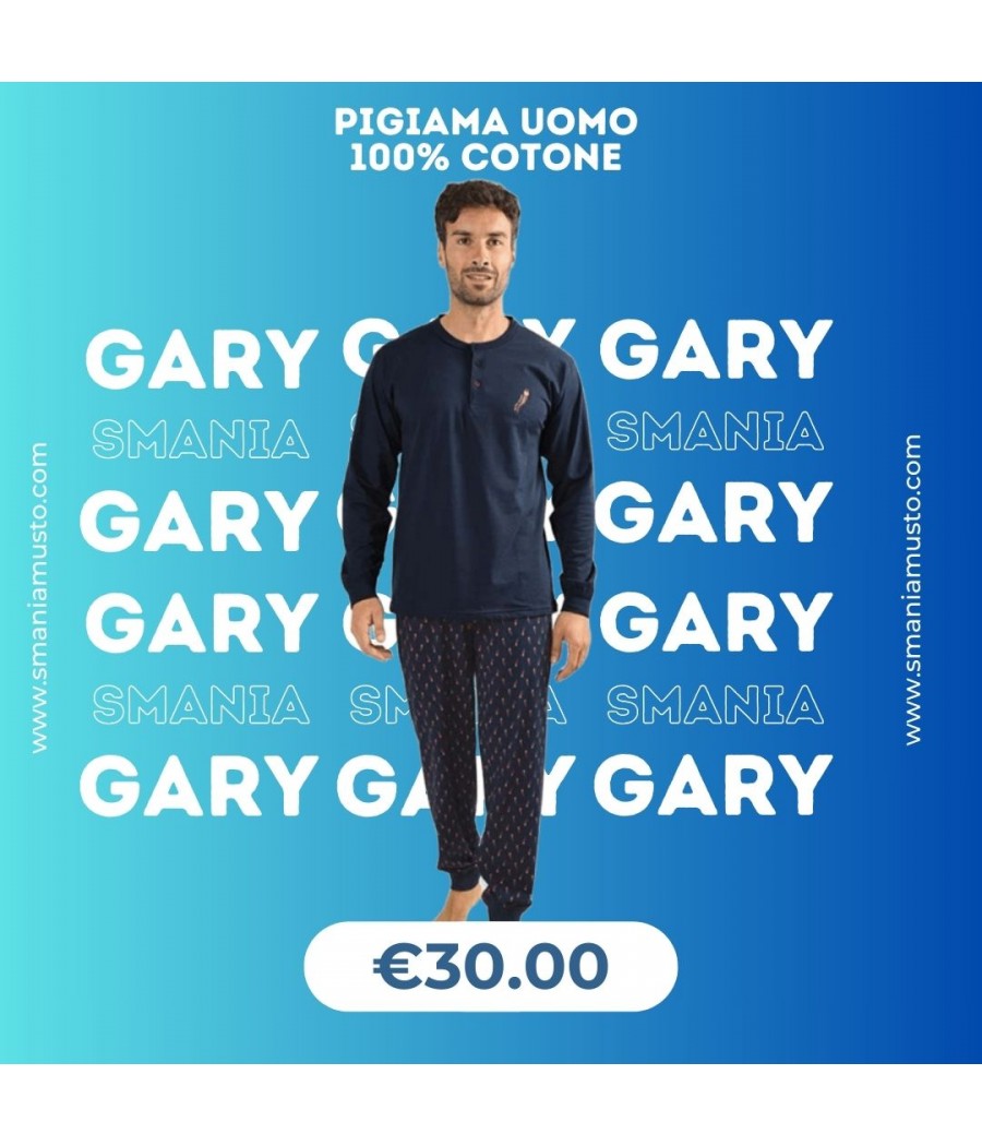 PIGIAMA UOMO Z60080 M/LUNGA SERAFINO COT/100% GARY