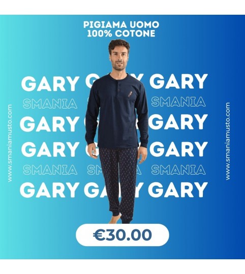 PIGIAMA UOMO Z60080 M/LUNGA SERAFINO COT/100% GARY