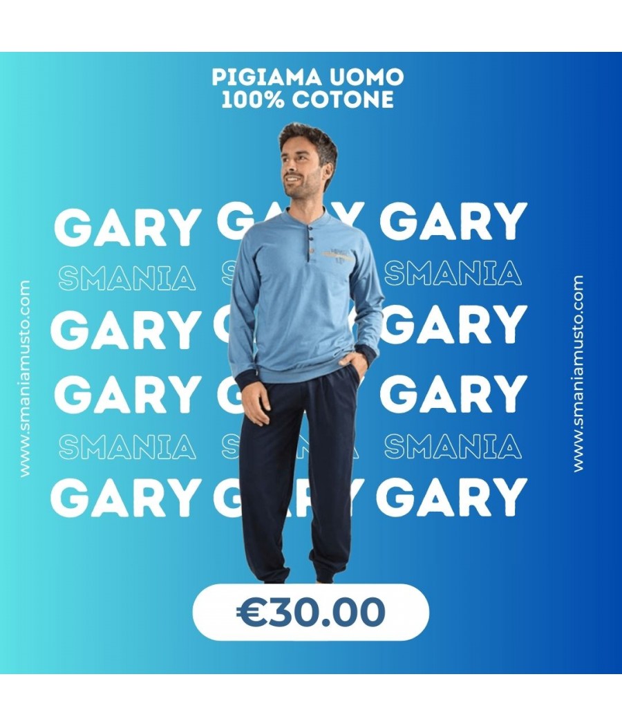 PIGIAMA UOMO Z60090 M/LUNGA SERAFINO COT/100% GARY