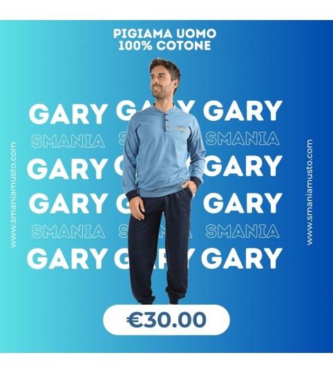 PIGIAMA UOMO Z60090 M/LUNGA SERAFINO COT/100% GARY