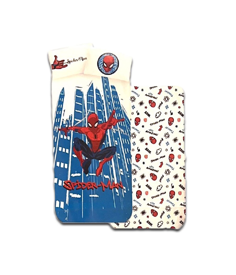 COMPLETO LENZUOLA 1 POSTO SPIDERMAN COTONE TURCHIA