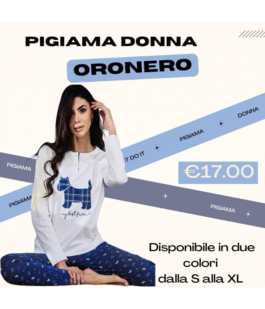 PIGIAMA DONNA OD1149 INTERLOCK