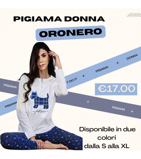 PIGIAMA DONNA OD1149 INTERLOCK