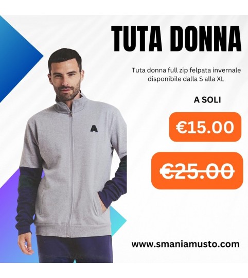 TUTA UOMO M36 FULLZIP FELPA ANGELS